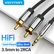 Vention RCA Cable 3.5mm Male to 2RCA Male Aux Stereo Splitter Audio Cable 3.5mm Jack Rca Aux Cable f