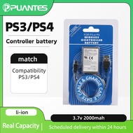 PUANTES Ps4/PS3 Battery 2000mah Wireless Controller Replacement Battery for Ps4/PS3 Playstation