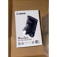 Brand New Canon Power Shot ELPH 360HS Digicam 20.2MP