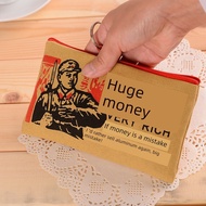 cute coin purse for women small coin purse Canvas Funny Long Key Korean Creative Coin Purse