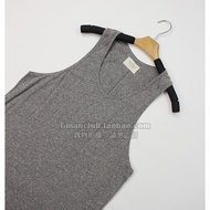 Gman High Street Fog Essentials All-Cotton Linen Gray Work Vest - Versatile Seasonal Wear