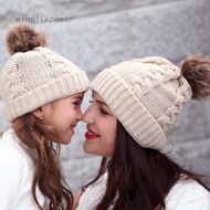 Winter Hat, Women's Wool Knitted Winter Beanie, Thermal Winter Hat