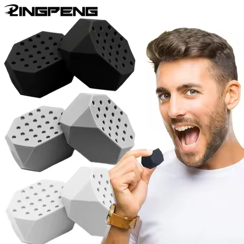Dropshipping Facial Jaw Exerciser Gym Fitness Ball JawLine Muscle Training Double Chin Reducer Neck 