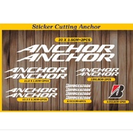 Anchor Bridgestone Fixie Bike Cutting Sticker 1 Set Fixie Frame Fixie Gear