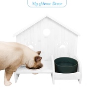 Cat bowl rack cervical protection rack anti knock cat food bowl dog water bowl holding rack