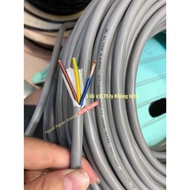 3-core signal wire. 3-core control signal wire * 0.5mm. Round wire with anti-interference mesh