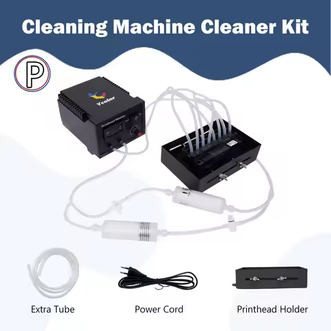 DX5 DX6 DX7 XP600 i3200 TX800 i1600 FA04000 FA04010 Printer Head Cleaning Machine 8 Channels Kit For