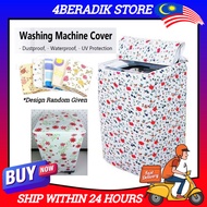 7KG-12KG Waterproof PEVA Top Loading Washing Machine Cover/ Sarung Mesin Basuh Cover Washing Machine