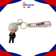 GANTUNGAN Jujutsu Kaisen Character Keychain – Gojo Satoru | Jujutsu Kaisen Rope Keychain – Gojo Sato