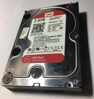 二手良品 WD 威騰 紅標 2TB 3.5吋 NAS硬碟 WD20EFRX