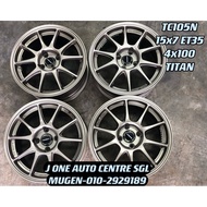 USED RIM TC105N TITAN 15 INCH FOR AXIA BEZZA MYVI ALZA SAGA BLM WIRA VIOS JAZZ CITY