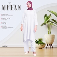 BAJU MULAN BASIC WITH BATU 4.0 FOR MUSLIMAH DAILY OUTFIT BY STYLE INN MUSLIMAH