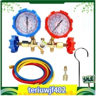 【●TI●】R410A 3 Way AC Diagnostic Manifold Gauge Set Replacement Parts for Freon Charging Fits R-404A R-134A Refrigeration Manifold Gauge Air