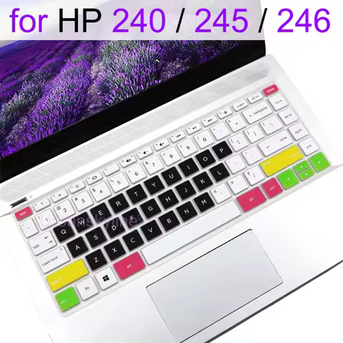 Keyboard Cover for HP 245 G10 246 G9 240 G8 G7 G6 G5 G4 G3 G2 248 340 345 346 348 Essential 14 inch 
