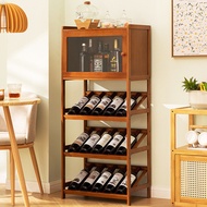 Red Wine Shelf Shelf Shelf Household Small Wine Cabinet Wine Lattice Bar Display Rack Put Wine Decor