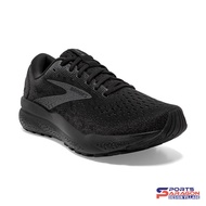 BROOKS RUNNING GHOST 16 MEN ALL BLACK EXTRA WIDE 4E CUTTING