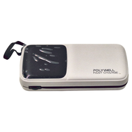 POLYWELL 自帶線行動電源20000mAh PW15-T16-A016 白色 1個