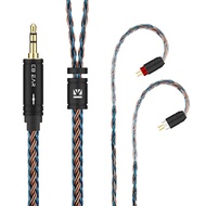 KBEAR ST16 Crystal 16 Cores Upgrade Cable 5N Single Copper Silver-plated 2PIN/MMCX/QDC Earbuds Conne
