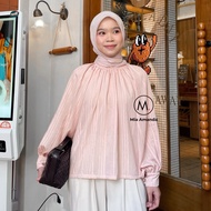 MIA AMANDA - Naya Blouse Flowy BalloonWanita blouse women flowy blouse