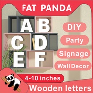 WOODEN LETTERS 8INCH 1OINCH FONT 2 LETTERS DIY FOR SIGNAGE BIRTHDAY WEDDING PHOTOSHOOT
