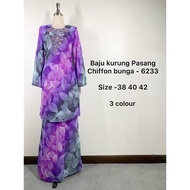 BAJU KURUNG PASANG CHIFFON -6233