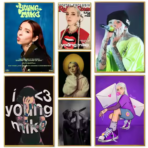 Singer Y-Young Miko Poster Home decor HD sticky wall waterproof home living room bedroom bar decorat