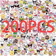 Kawaii Sanrio Bộ Miếng Dán-My Melody Kuromi Hello Kitty Dành Cho Trẻ Em Tự Làm Văn Phòng Phẩm Hoạt H