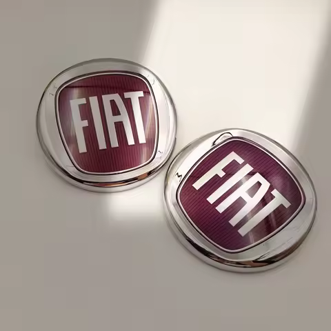 1pcs 95mm 100mm 9.5cm 10cm logo Fiat Front Rear Badge Emblem for 500 Panda Punto Grande Punto Doblo 