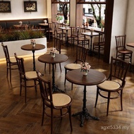 Dining Table American Cafe Western Restaurant Commercial Table Chair Net Retro Tea Shop Milk Chair R