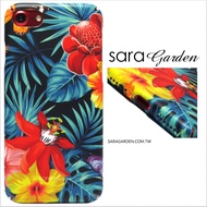 【Sara Garden】客製化 全包覆 硬殼 蘋果 iphoneX iphone x ix 手機殼 保護殼 熱帶叢林