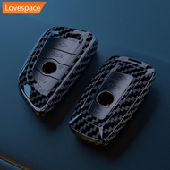 LS-STORE Carbon Fiber Car Key Case ABS Cover Protected Fob For BMW X1 X3 X5 X6 X7 F30 F34 F10 F20 G2