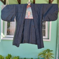 Kimono Haori Black Japanese Vintage (defect)