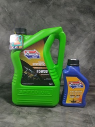 5w-30 น้ำมันเครื่องสังเคราะห์แท้ 100% SPEED OIL สำหรับเครื่องยนต์ดีเซล ขนาด 8 ลิตร
