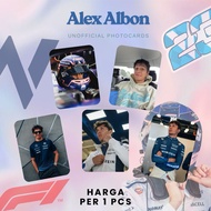 [UNIT] Alex Albon F1 Photocard – Williams Racing Edition - Unofficial Photocards