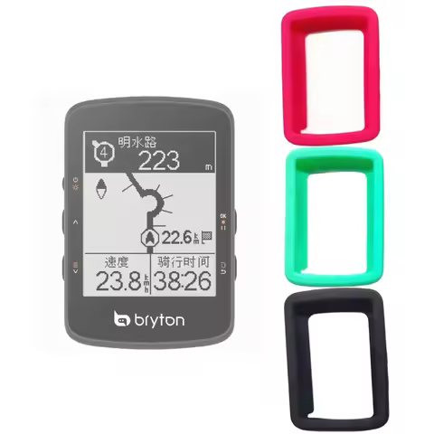Silicone Soft Edge Shell Protective Case Screen Protector Film Cover For Bryton Rider 460 R460 GPS B