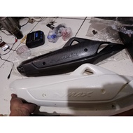 Nmax old carbon exhaust cover, Nmax old carbon exhaust cover, Nmax exhaust cover, yamaha Nmax exhaus
