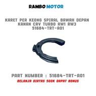 FRONT RIGHT SPIRAL SPRING RUBBER FOR CRV TURBO RW1 RW3 51684-TRT-A01