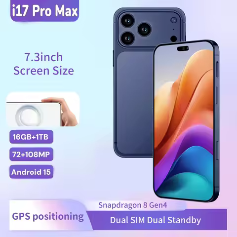 2026 Global Version I17 Pro Max Hot Sale Original HQ Intelligent 4G 5G Snapdragon 8 Gen4 8000mAh Bat