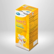 MEGA We Care Nat C Yummy Gummyz 125 g. - วุ้นเจลาตินสำเร็จรูป ผสมวิตามินซี Exp.07/2024