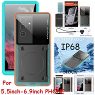Universal Case For Samsung S24 S23 S22 S21 S20 Ultra Plus FE IP68 Waterproof 360° Full Case A15 A05 