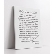 Bible Verse Christian Quotes Psalm 23 The Lord Is My Shepherd Framed Wall Art Canvas Prints Decor 11