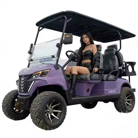 MMC 4WD Off-Road Tires Shining Low Cheap Price Customized 2 4 6 8 Seat 48/60/72V 4000/5000/7000W Sol