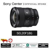 SONY FE 20mm F1.8 G Lensa Sony Fix 20mm / Lensa G ultra-wide SEL20F18G
