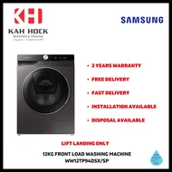 WW12TP94DSX/SP 12KG FRONT LOAD WASHING MACHINE - 2 YEARS MANUFACTURER WARRANTY + FREE DEL