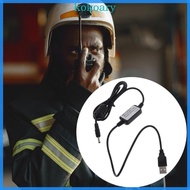 KOK High-performance PG-3J Walkie-Talkie Charging Cable USB Charger ABS Metal for  Radio TH-D7E TH-F