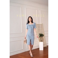 YUMI DRESS - WOMEN'S PREMIUM DENIM DRESS Denim Dress Women Dress Woman