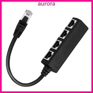 Auro RJ45 Networking Splitter Cable 1 Male to 4 Female RJ45 Ethernet Cable Splitter