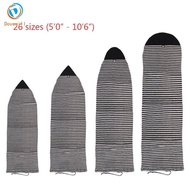 Dovewill 5ft - 10.6ft Surfboard Sock Cover - Surf Board Storage Bag Protector Travel Carry Case - Su