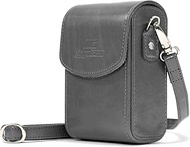 MegaGear Leather Camera Case with Strap Compatible with Canon PowerShot G7 X Mark III, G7 X Mark II, G7 X