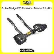 Profile Design ZBS Aluminum Aerobar Clip-Ons (Black) 31.8mm